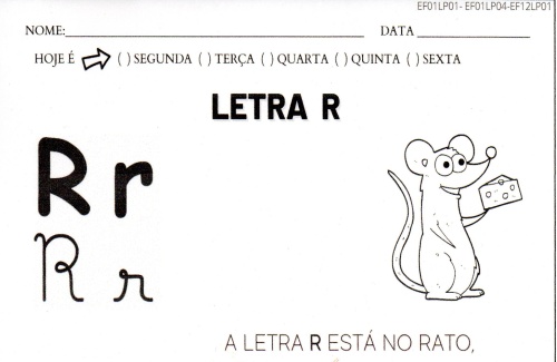 letra R